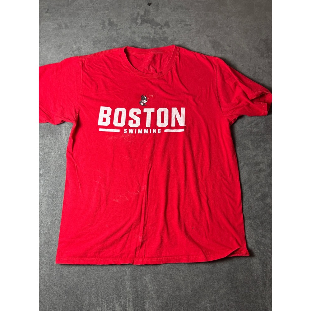 Boston University Swimming Red BU Terriers Rhett Mascot